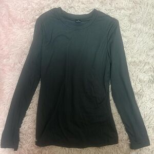 Classic Grey Long Sleeve Top